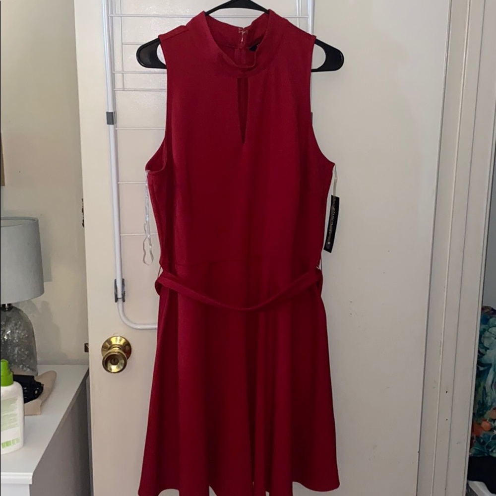 Dark Red Dress
